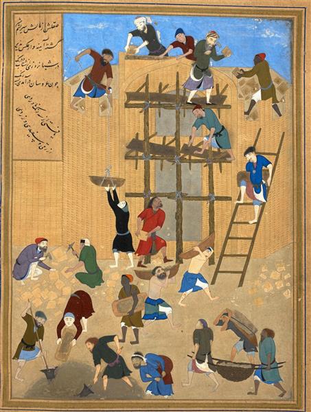 Kharnaq Fort Construction - 1495