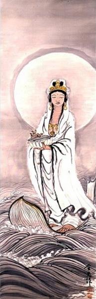 Kannon Traversant La Mer