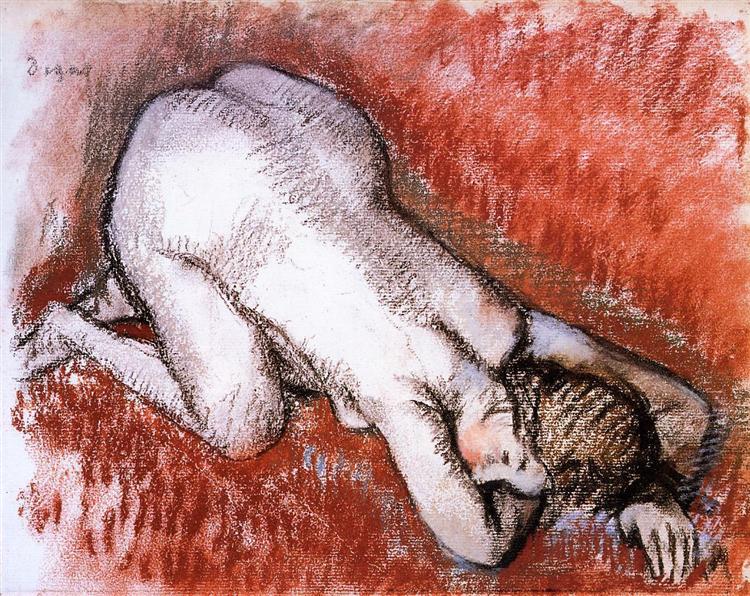 Nu à genoux - 1888
