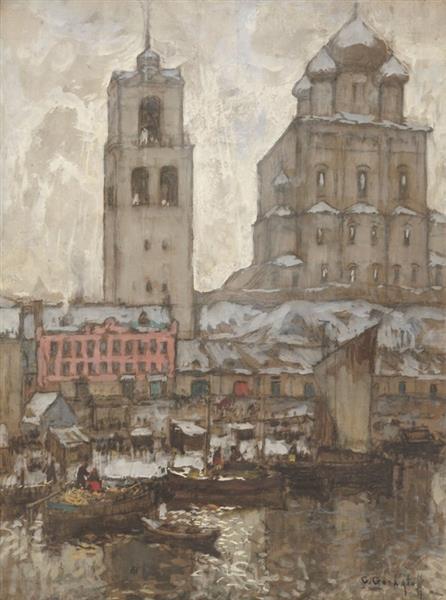 Piața de pește pe Pskov