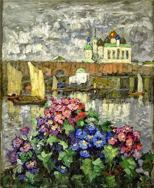 Цветы в окне