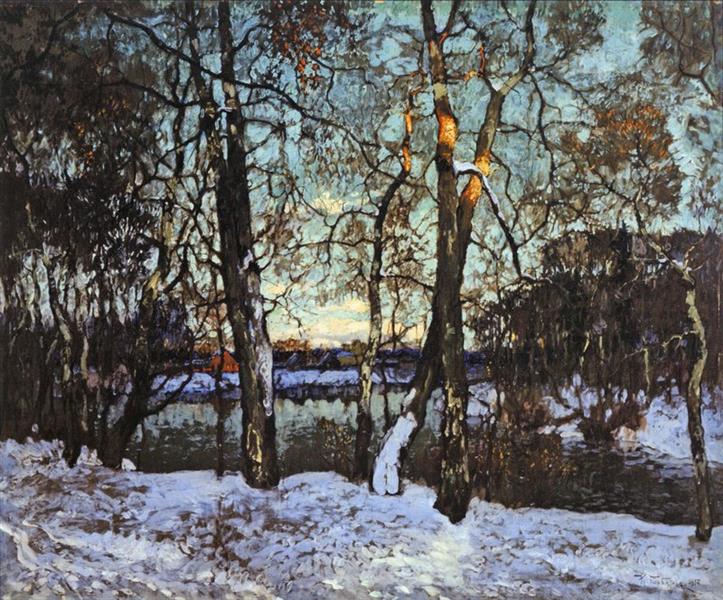 Winter Sunset - 1917