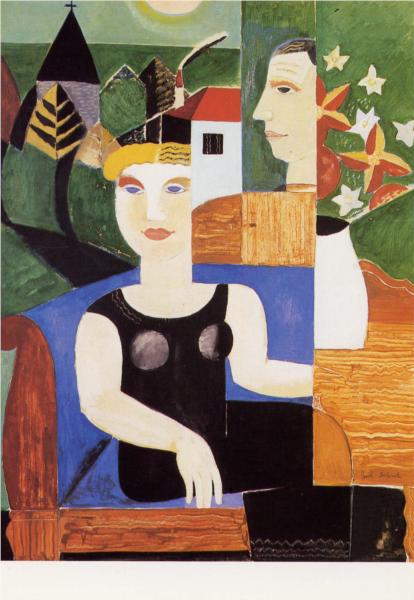 Taiteilija ja hänen vaimonsa - 1927