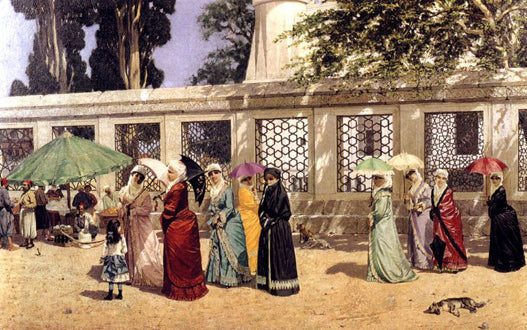 Ladies Taking a Stroll