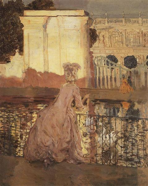 Lady by the Pool - 1896