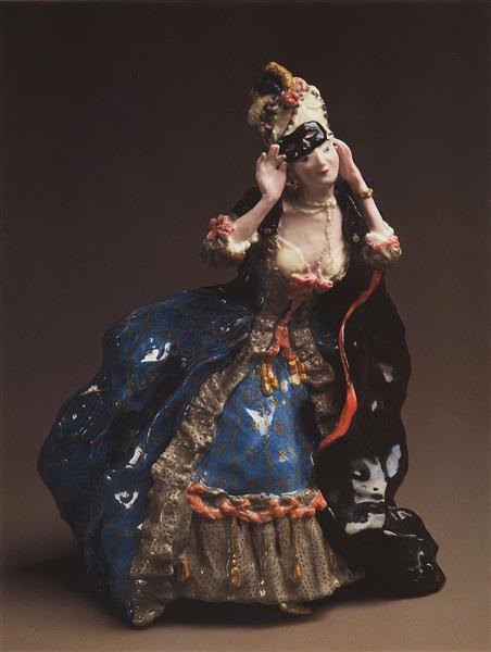 Lady sundávat masku - 1906