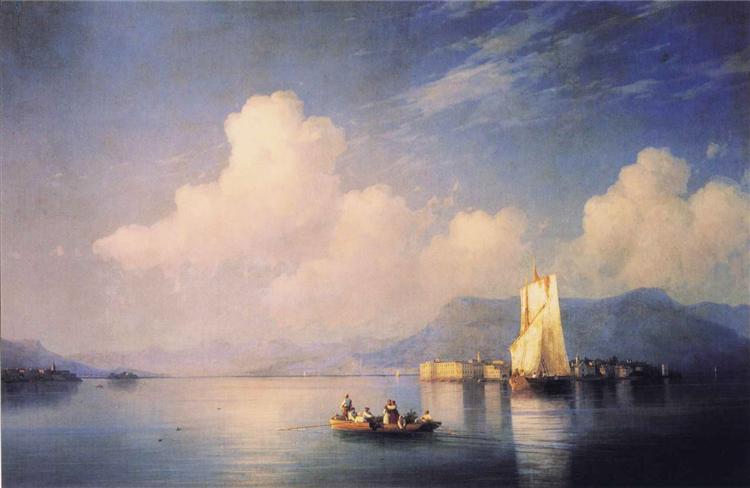 Major Lake om eftermiddagen - 1858