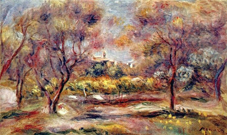Landschaft in Grasse - 1911