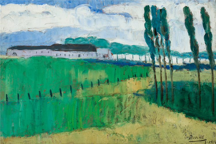 Landschaft in Ittre - 1924