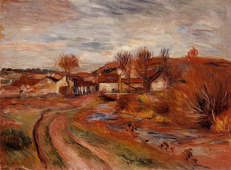 Landskap i Normandía - 1895