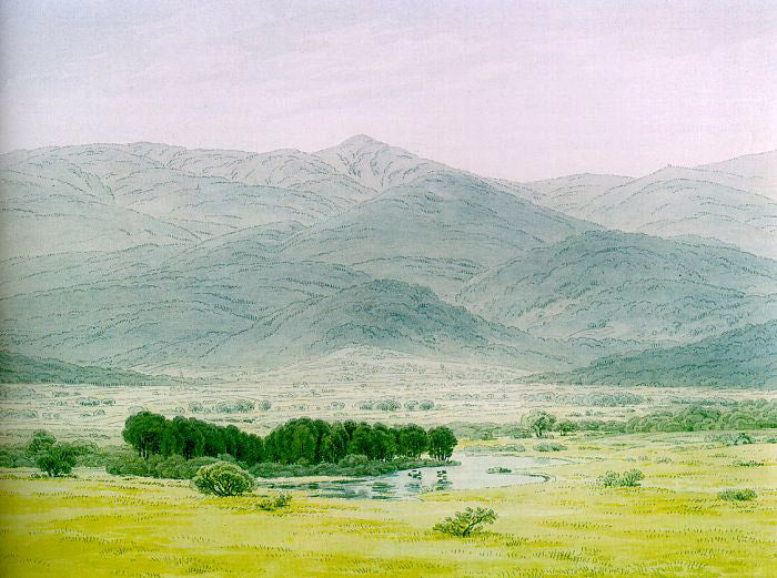 Paysage dans le Riesegebirge - 1798