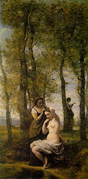 Paysage avec figures - 1859