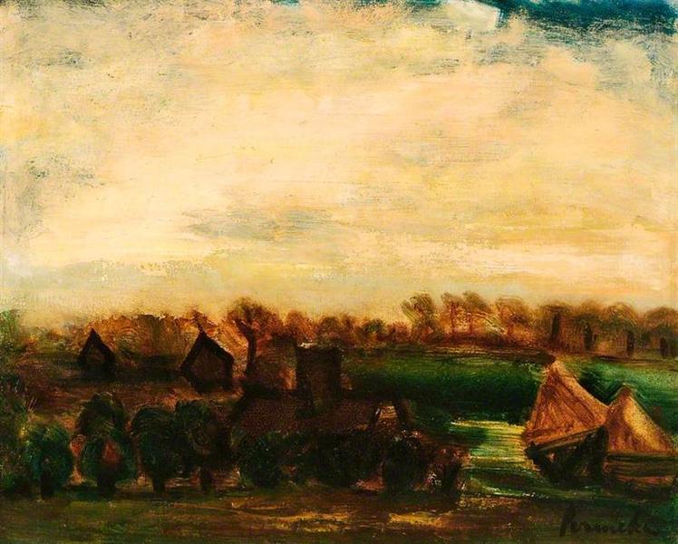 Landschaft mit Pajares