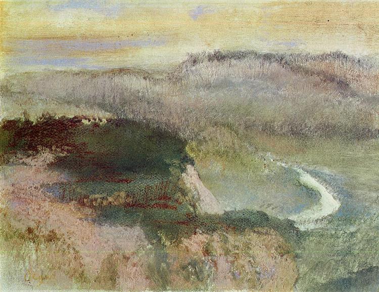 Paysage avec collines - 1890