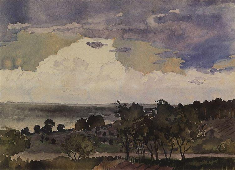 Paisagem com lago - 1896