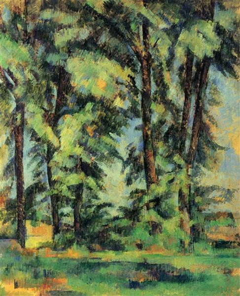 Grands arbres à Jas de Bouffan - 1887