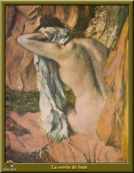 Lasciando il bagno - 1885