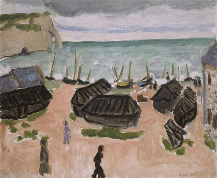 Les Caloges, Étretat 1920