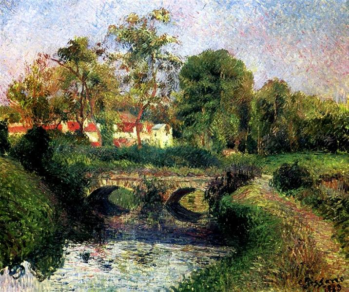 Small Bridge Over the Voisne - Osny - 1883