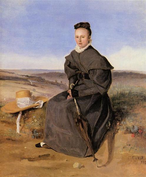 Louise Harduin de luto - 1831