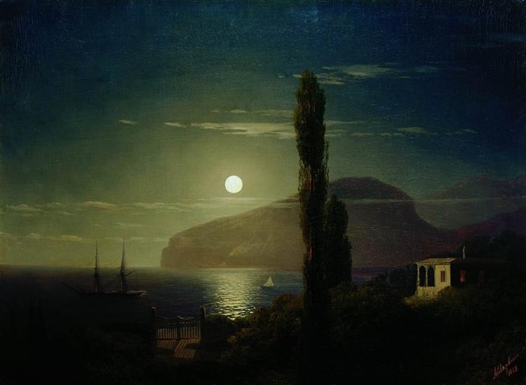 Lunární noc na Krymu - 1862