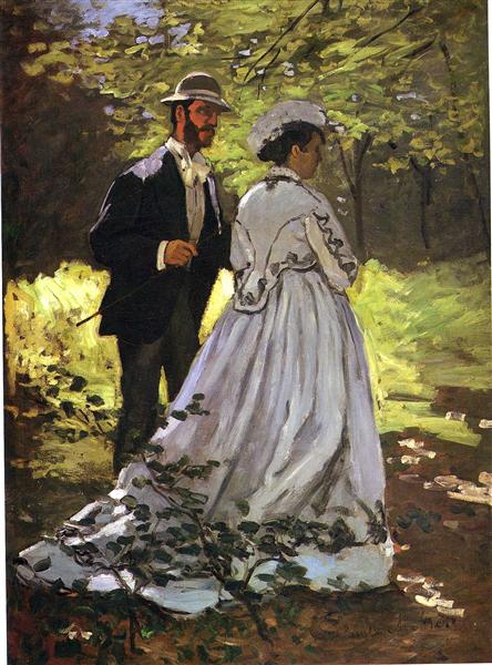 Lunsj på gresset (studie) - 1865