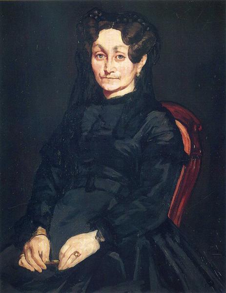 Bayan Auguste Manet - 1865