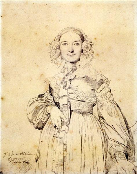 Madame Jean Auguste Dominique Enter - Born Madeleine Chapelle - 1841