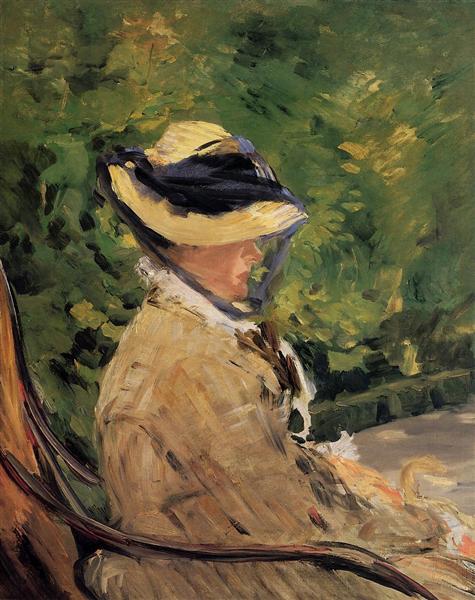 Lady Manet à Bellevue - 1880