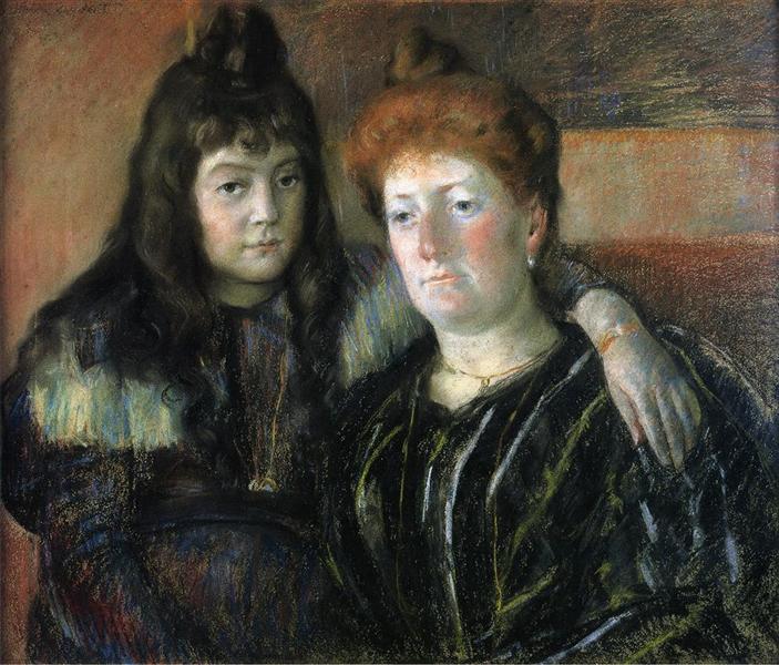 Madam Meerson ve kızı - 1899