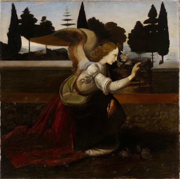 Annunciation Secondo Leonardo da Vinci 18951