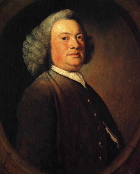Man met bruine jas - 1748