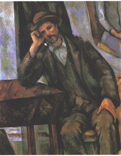 Mand rygning i rør - 1902