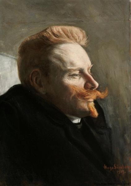 Mann mit roter Schnurrbart - 1903