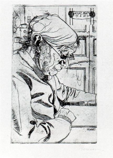 Maria Sacchi'yi Okuma - 1907