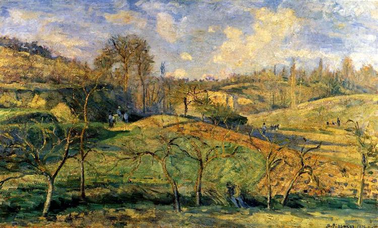 March Sun - Pontoise - 1875
