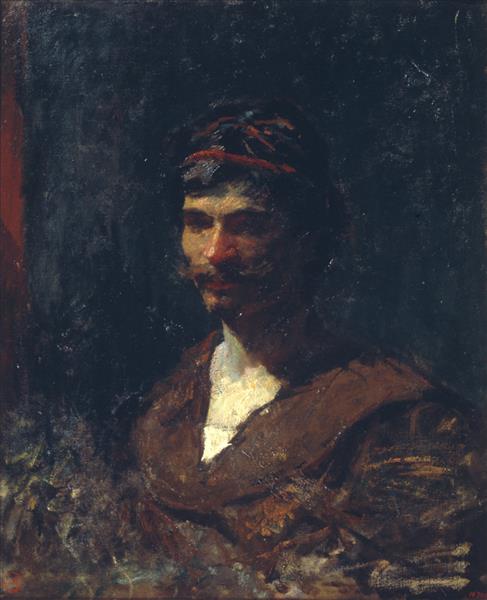Buste masculin - allégorie de Bacchus - 1868