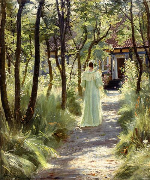 Maria im Garten - 1895
