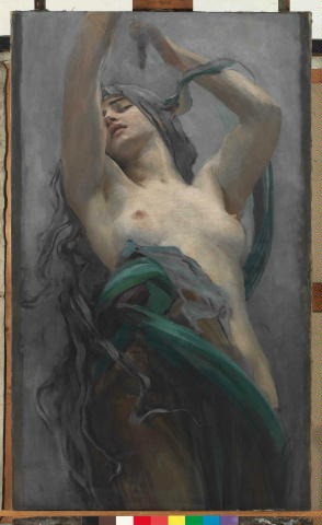 Medio brazo femenino