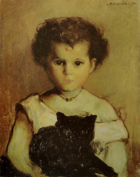 猫とメニナ(マリア)-1900