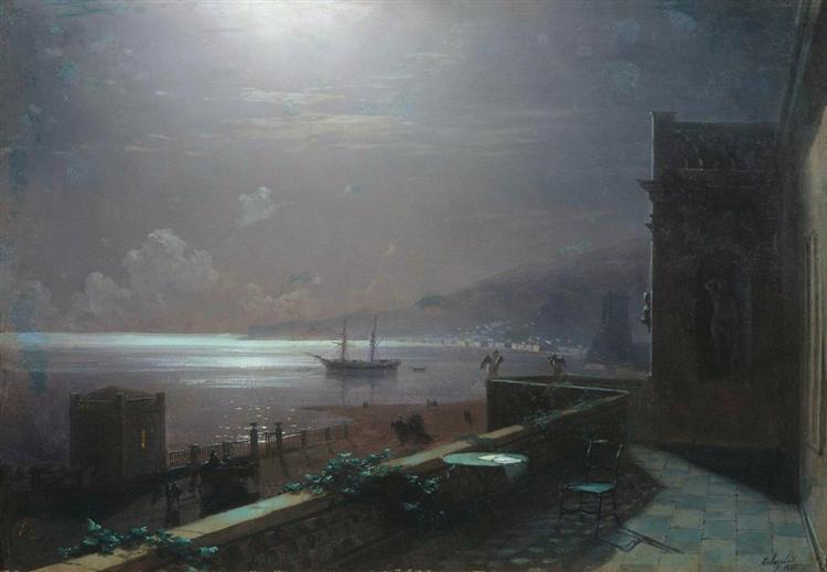 Lumina lunii în Feodosia - 1880