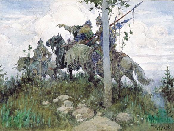 Chevaliers montés - 1896