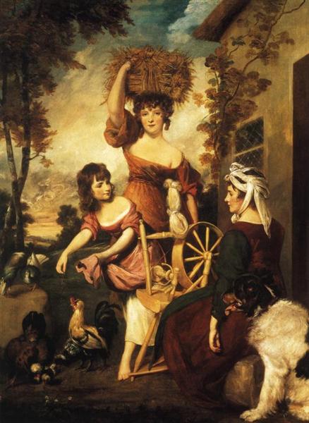 Mrs. e Miss Macklin - con Miss Potts - 1788
