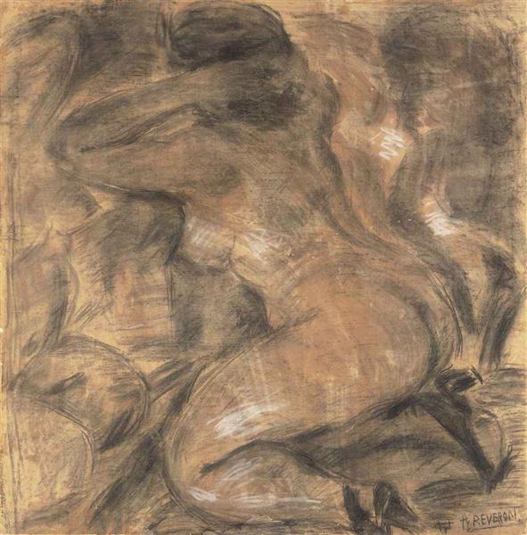 Žena před zrcadlem - 1950