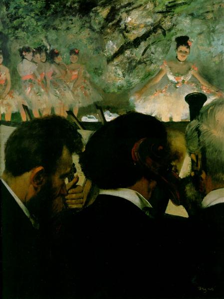 Musiciens d'orchestre - 1872