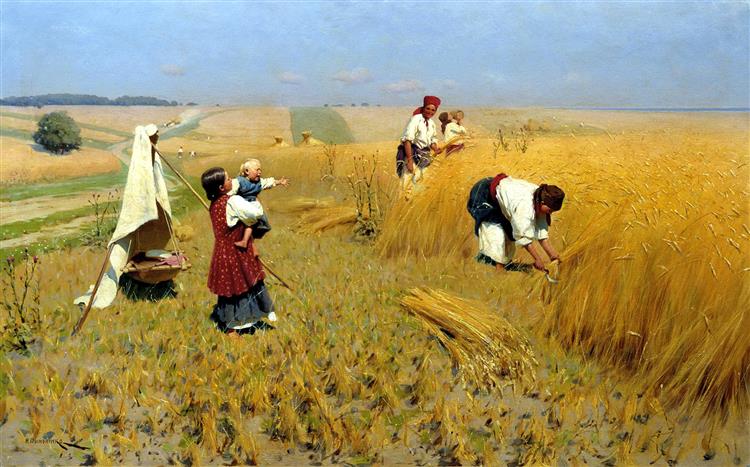 Høst i Ukraina - 1896