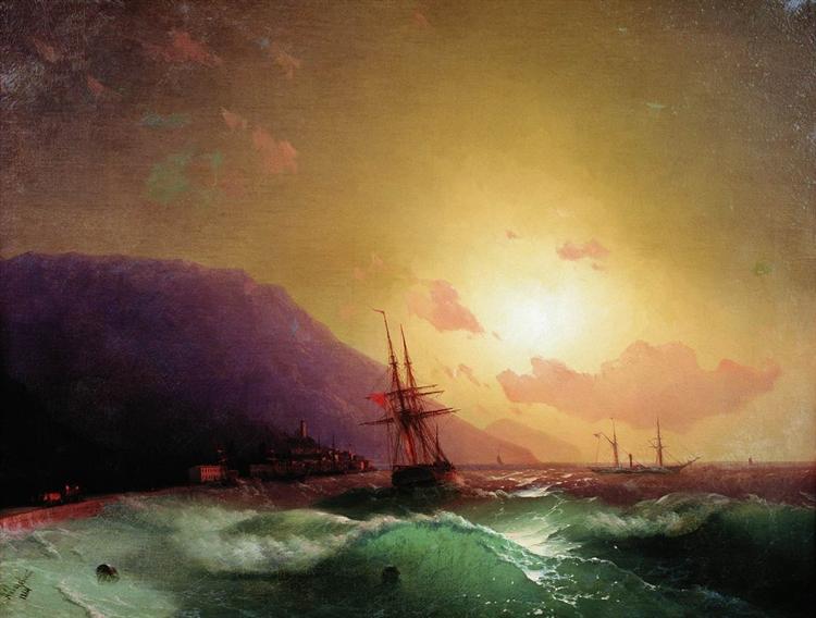 Près de la côte de Yalta - 1864