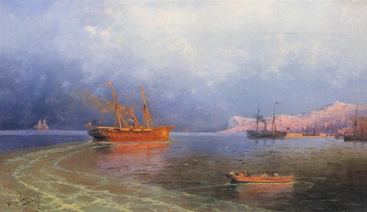Perto da costa de Yalta - 1894