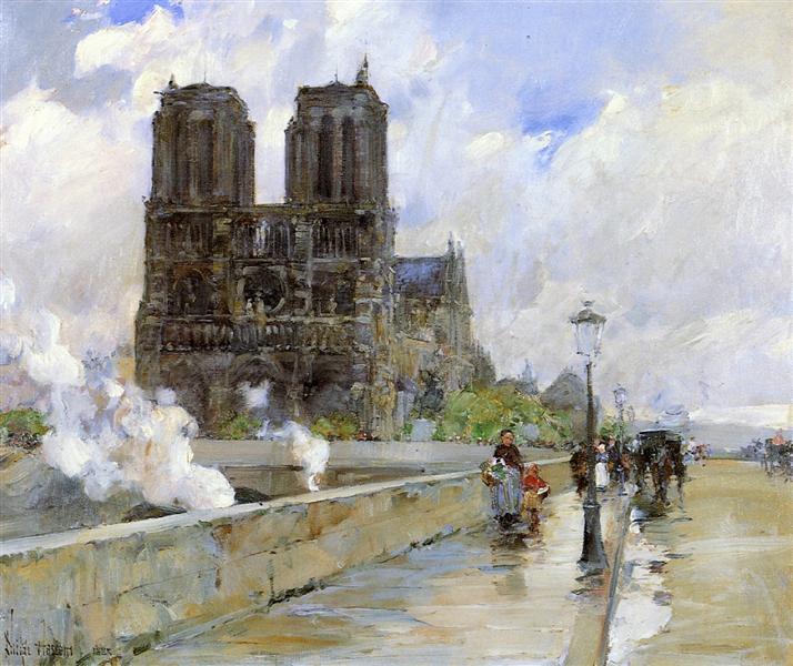 Cathédrale de Notre Dame - Paris - 1888