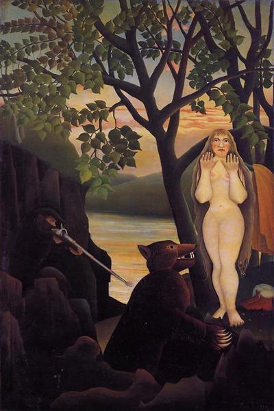 Nude and Bear - 1901